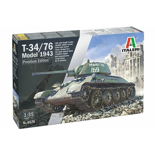 IT6570 - 1/35 T-34/76 MOD. 43 (PLASTIC KIT)