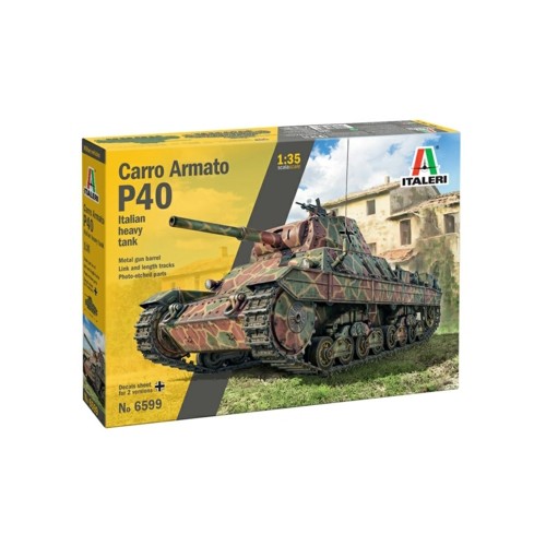 IT6599 - 1/35 CARRO ARMATO P40 (PLASTIC KIT)