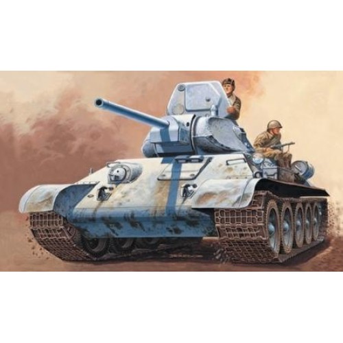 IT7008 - 1/72 T34/76 RUSSIAN TANK (PLASTIC KIT)