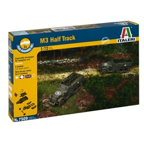 IT7509 - 1/72 M3A1 HALF TRACK X2 QUICK KITS