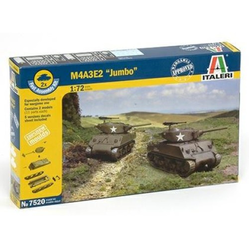 IT7520 - 1/72 M4A3E2 JUMBO X2 (PLASTIC KIT)