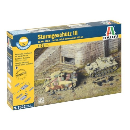 IT7522 - 1/72 SD. KFZ. 142/1 STURMGESSCHUETZ III AUSF.F (PLASTIC KIT)