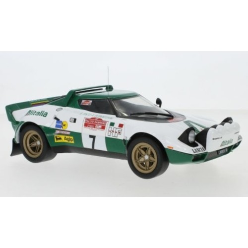 IX18RMC061C - 1/18 LANCIA STRATOS HF NO.7 RALLY SAN REMO 1977 R.PINTO/A.BERNACCHINI