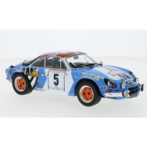 IX18RMC062C - 1/18 ALPINE RENAULT A110 NO.5 TOUR DE CORSE 1973 J.F.PIOT/J.DE ALEXANDRIS