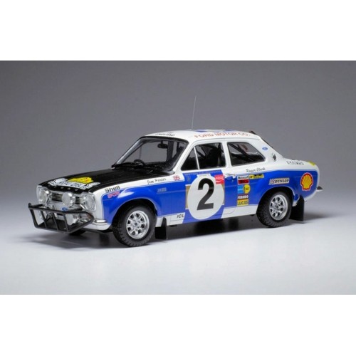 IX18RMC075A - 1/18 FORD ESCORT MKI RS 1600 NO.2 SAFARI RALLY 1973 R.CLARK/J.PORTER