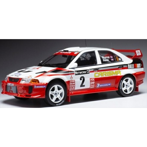 IX18RMC093A - 1/18 MITSUBISHI LANCER RS EVOLUTION V NO.2 RAC RALLY 1998 R.BURNS/R.REID