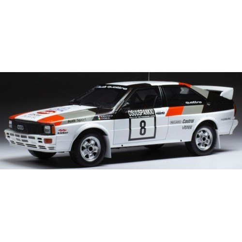 IX18RMC094C - 1/18 AUDI QUATTRO NO.8 1000 LAKES RALLY 1982 M.MOUTON/F.PONS