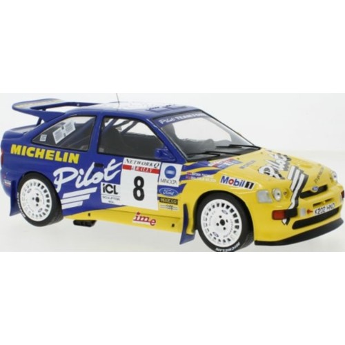 IX18RMC107 - 1/18 FORD ESCORT RS COSWORTH NO.8 MICHELIN RAC RALLY 1993