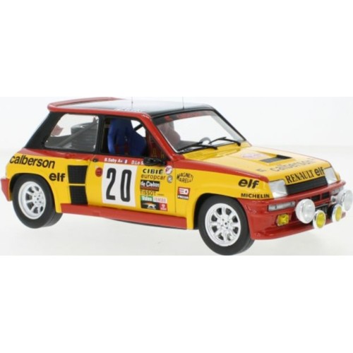 IX18RMC118 - 1/18 RENAULT 5 TURBO NO20 CALBERSON RALLY WM MONTE CARLO 1981 B.SABY/D.LE SAUX