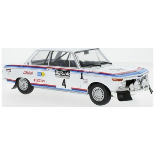 IX18RMC163 - 1/18 BMW 2002 NO.4 RALLYE WM RAC RALLY 1973 B.WALDEGARD/H.THORSZELIUS