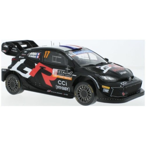 IX18RMC196 - 1/18 TOYOTA YARIS RALLY 1 NO.17 WRC RALLY MONTE CARLO 2024 S.OGIER/V.LANDAIS