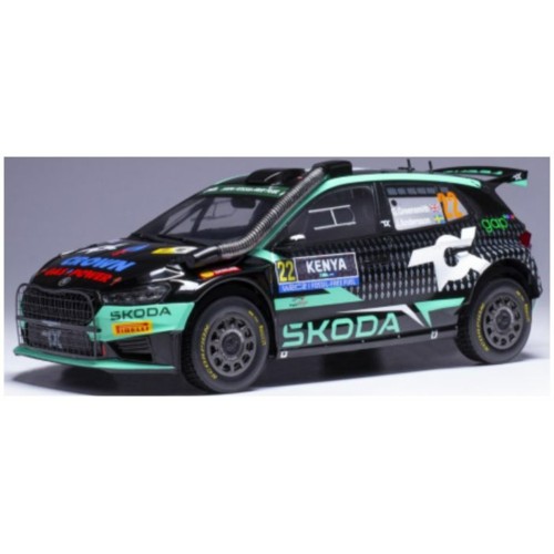 IX18RMC209 - 1/18 SKODA FABIA RALLY2 NO.22 WRC SAFARI RALLYE KENYA G.GREENSMITH/J.ANDERSSON