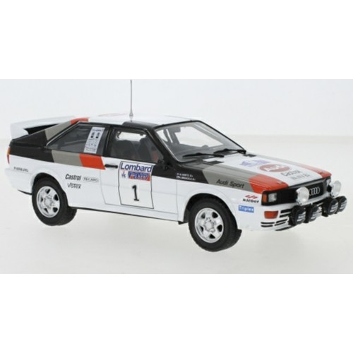 IX24RAL010A - 1/24 AUDI QUATTRO A1 NO.1 RAC RALLY 1982 H.MIKKOLA/A.HERTZ