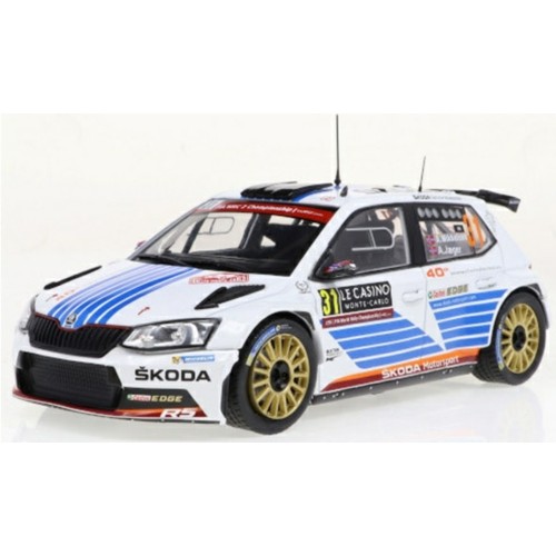 IX24RAL013A - 1/24 SKODA FABIA R5 NO.31 RALLYE MONTE CARLO 2017 A.MIKKELSEN/A.JAEGER