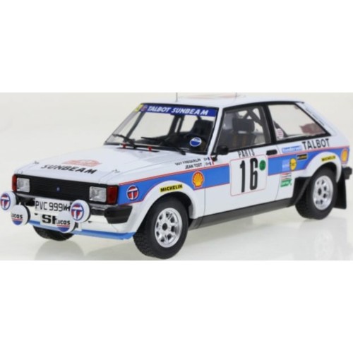 IX24RAL023A - 1/24 TALBOT SUNBEAM LOTUS NO.16 RALLY VM MONTE CARLO 1981 G.FREQUELIN/J.TODT