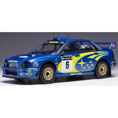 IX24RAL026B - 1/24 SUBARU IMPREZA S7 NO.6 WRC RALLY OF GREAT BRITAIN 2001 P.SOLBERG/P.MILLS