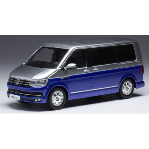 IXCLC390 - 1/43 VW T6 MULTIVAN SILVER/BLUE 2017