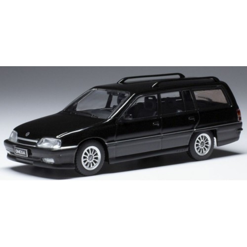 IXCLC444 - 1/43 OPEL OMEGA A2 CARAVAN BLACK 1990