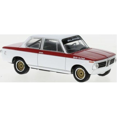 IXCLC481 - 1/43 BMW ALPINA 2002 TII WHITE AND RED 1972