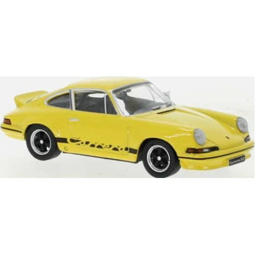 IXCLC492 - 1/43 PORSCHE 911 CARRERA RS 2.7 YELLOW 1973 BLACK MAGIC