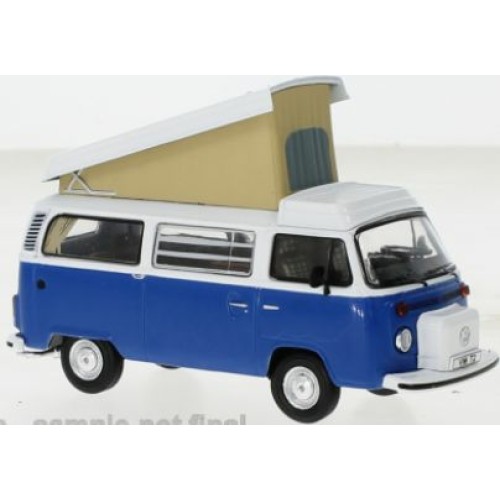 IXCLC502 - 1/43 VW T2 WESTFALIA BLUE/WHITE 1978