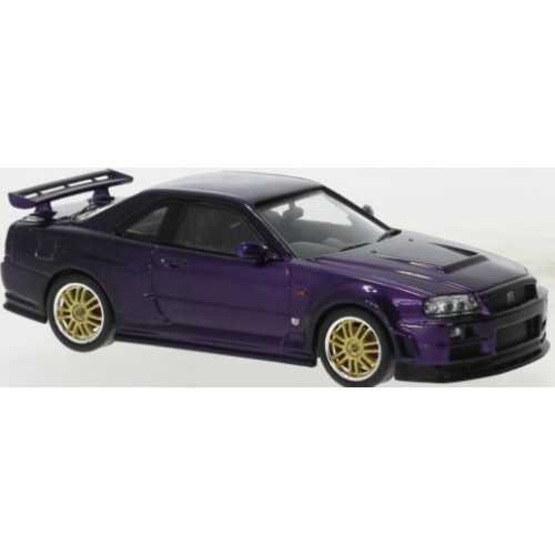 IXCLC526 - 1/43 NISSAN SKYLINE GT-R R34 METALLIC LILAC 2002