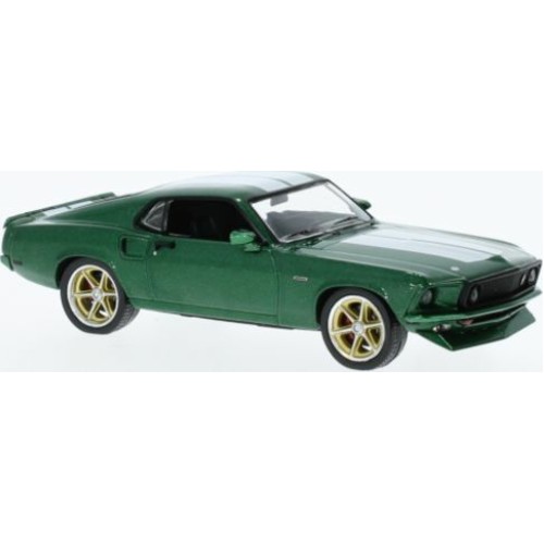 IXCLC530 - 1/43 FORD MUSTANG FASTBACK METALLIC GREEN 1969