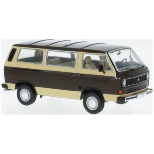 IXCLC573 - 1/43 VW T3 CARAVELLE BROWN/BEIGE 1981