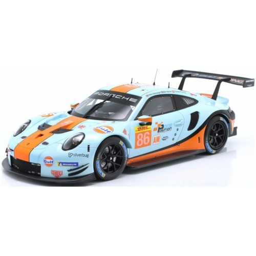 IXLEGT18008B - 1/18 PORSCHE 911 RSR NO.86 1000 MEILEN SEBRING WEC 2019 LMGTE GULF RACING WAINWRIGHT