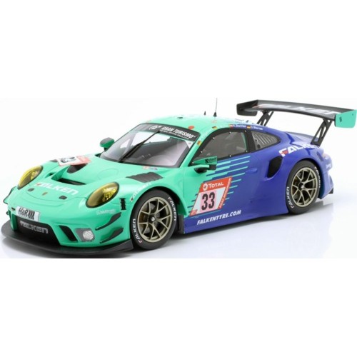 IXLEGT18052 - 1/18 PORSCHE 911 GT3 R NO.33 FALKEN 2020 24H NURBURGRING 2020 ENGELHART MULLER/WERNER