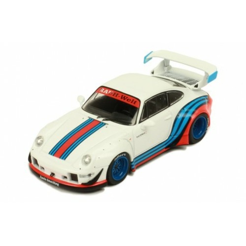 IXMOC209 - 1/43 PORSCHE RWB 993 WHITE MARTINI