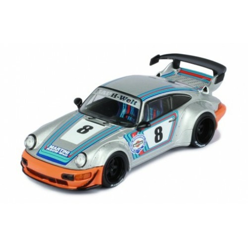 IXMOC307 - 1/43 PORSCHE 964 RWB SILVER RAUH-WELT