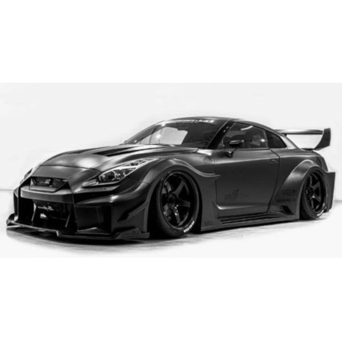 IXMOC314 - 1/43 NISSAN 35GT-RR LB-SILHOUETTE WORKS GT BLACK 2019 BASIS GT-R (R35)