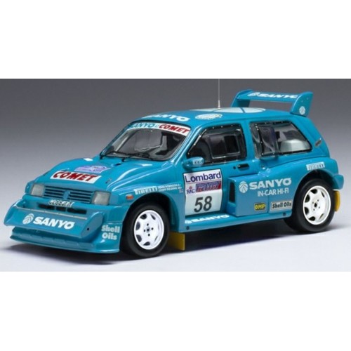 IXRAC361 - 1/43 MG METRO 6R4 NO.58 RAC RALLY 1986 G.FIELDING /J.ROBINSON