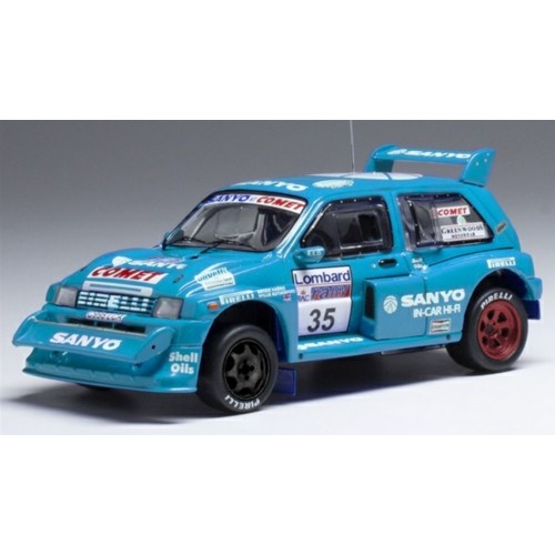 IXRAC362B - 1/43 MG METRO 6R4 NO.35 RAC RALLY 1986 W.RUTHERFORD/B.HARRIS