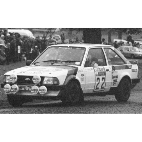 IXRAC376A - 1/43 FORD ESCORT MKIII RS 1600I NO.22 RAC RALLY L.AITKEN-WALKER/E.MORGAN 1983