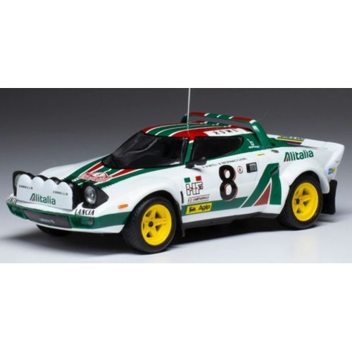 IXRAC380C - 1/43 LANCIA STRATOS HF NO.8 LANCIA ALITALIA MONTE CARLO 1976 R.PINTO/A.BERNACCHINI