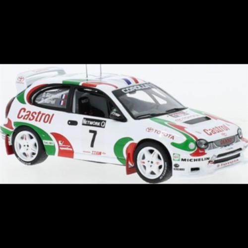 IXRAC394B - 1/43 TOYOTA COROLLA WRC NO.7 RAC RALLY 1997 25TH RAC ANNIVERSARY AURIOL/GIRAUDET