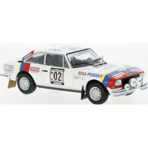 IXRAC417A - 1/43 PEUGEOT 504 COUPE V6 NO2 RALLY WM RALLYE COTE D IVOIRE 1978 J.P NICHOLAS/M.GAMET