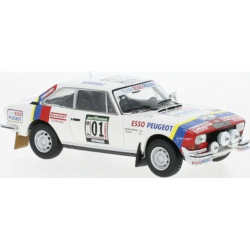 IXRAC417B - 1/43 PEUGEOT 504 COUPE V6 NO1 RALLY WM RALLYE COTE D IVOIRE 1978 T.MAKINEN/J.TODT