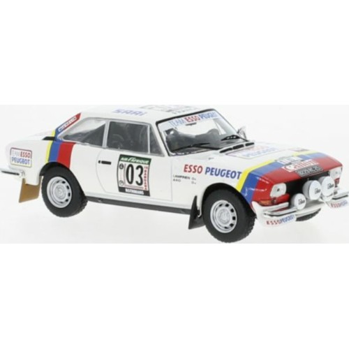 IXRAC417C - 1/43 PEUGEOT 504 COUPE V6 NO3 RALLY WM RALLY COTE D IVOIRE 1978 S.LAMPINEN/A.AHO