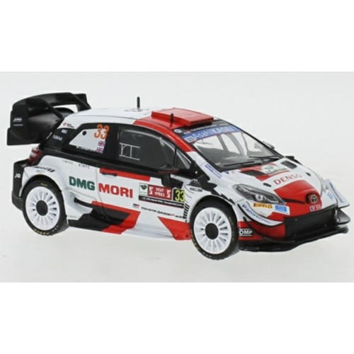 IXRAM806 - 1/43 TOYOTA YARIS WRC NO.33 RALLY YPRES 2021 E.EVANS/S.MARTIN