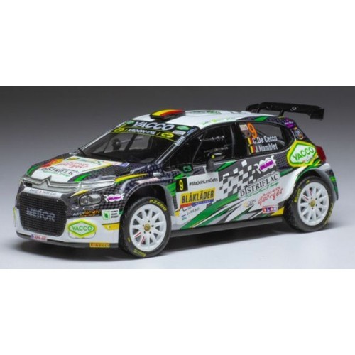 IXRAM818 - 1/43 CITROEN C3 RALLY2 NO.9 RALLYE DU CONDROZ HUY 2021 C. DE CECCO/J.HUMBLET