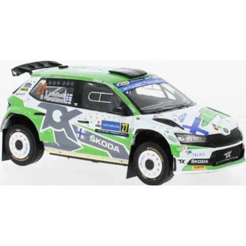 IXRAM863A - 1/43 SKODA FABIA RALLY EVO NO27 RALLYE WM ESTLAND 2022 LINDHOLM/HAMALAINEN