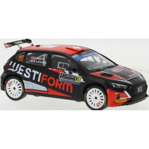 IXRAM891 - 1/43 HYUNDAI I20 N NO.38 WRC2 RALLY MONTE CARLO 2023 O.BURRI/A.LEVRATTI