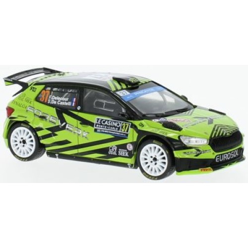 IXRAM892 - 1.43 SKODA FABIA NO.37 WRC2 RALLY MONTE CARLO 2023 F.DELECOUR/S.DE CASTELLI