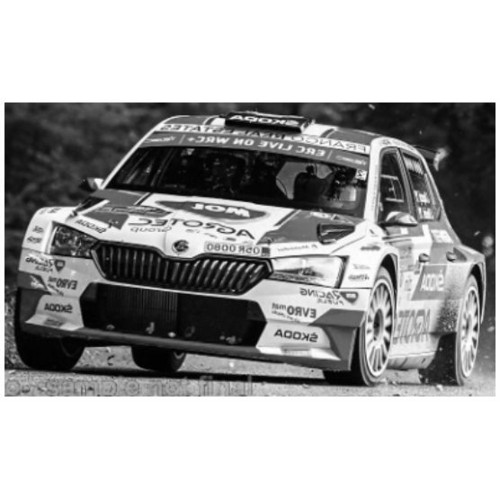 IXRAM907 - 1/43 SKODA FABIA RALLY2 NO.18 BARUM RALLY 2023 KOPECKY/HLOUSEK