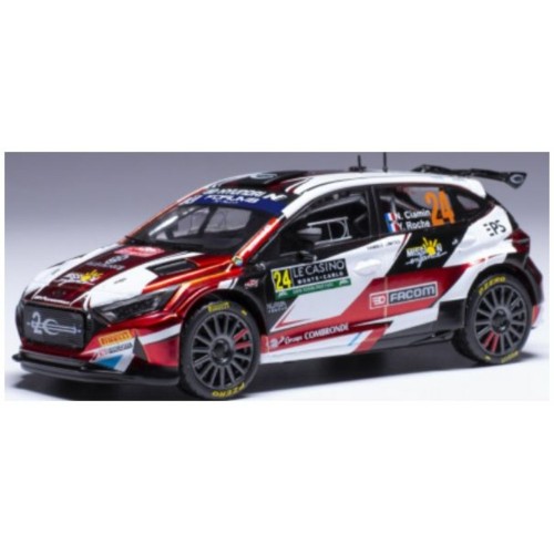 IXRAM919 - 1/43 HYUNDAI I20 N RALLY2 NO.24 WRC RALLYE MONTE CARLO 2024 N.CIAMIN/Y.ROCHE