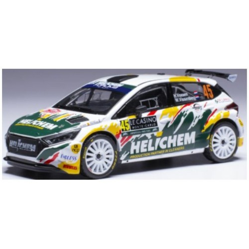 IXRAM920 - 1/43 HYUNDAI I20 N RALLY2 NO.45 WRC RALLYE MONTE CARLO 2024 H.VOSSEN/W.VISSENBERG