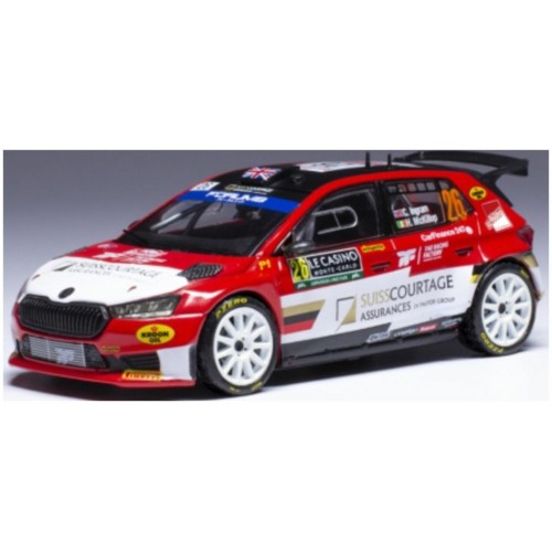 IXRAM922 - 1/43 SKODA FABIA RALLY2 NO.26 WRC RALLYE MONTE CARLO C.INGRAM/H.MCKILLOP